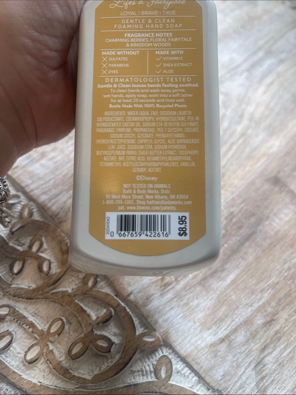 Bath & Body Works Disney Princess Life’s A Fairytale Foaming Hand Soap
